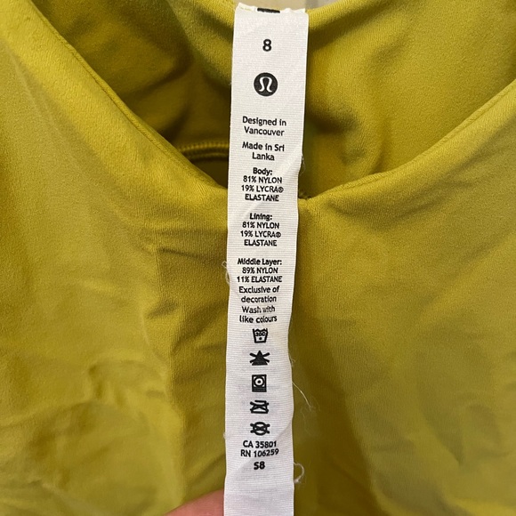 Lululemon Align Tank Top- size 8 - Picture 3 of 6